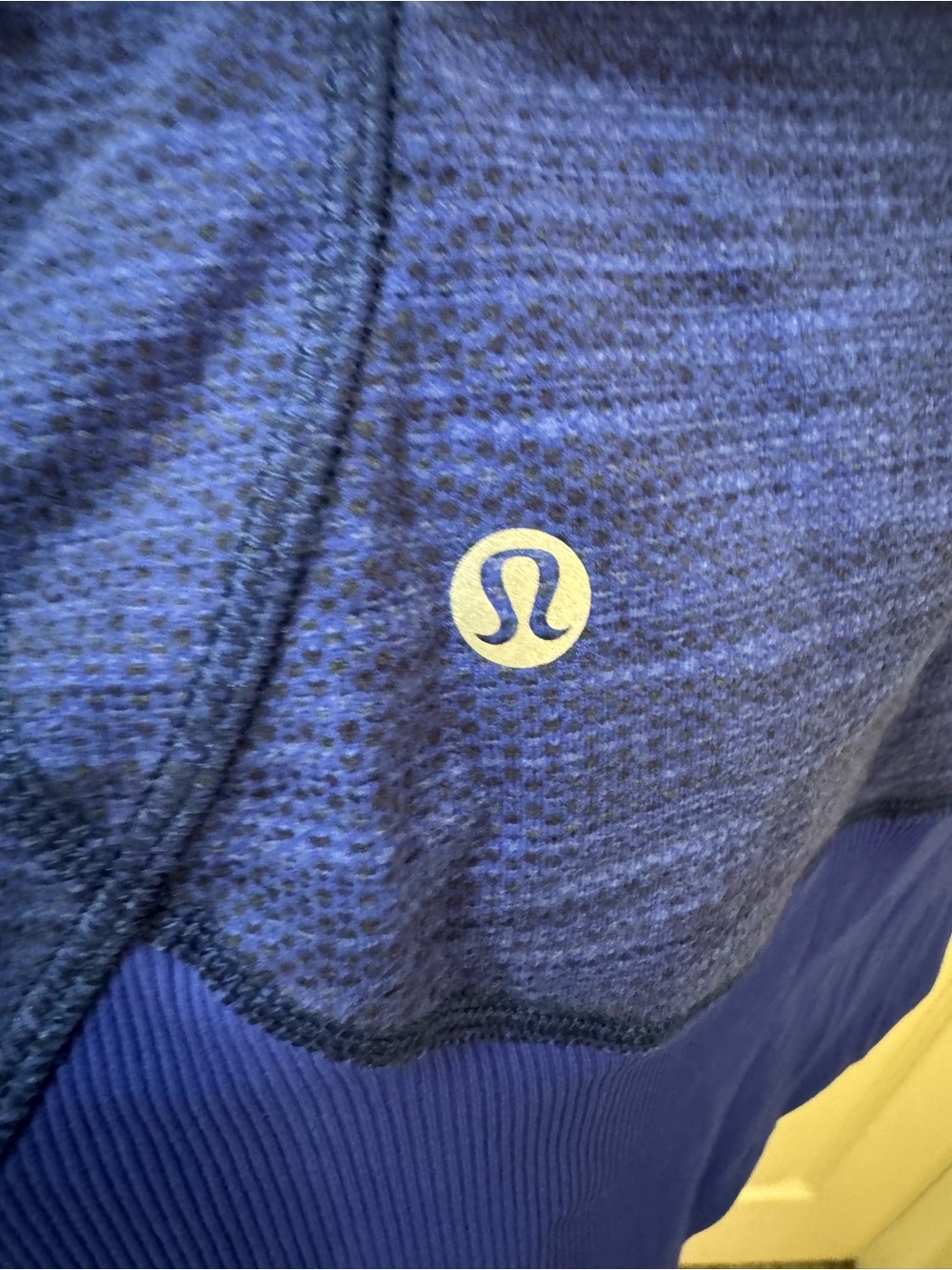 Lululemon | Daily Practice Casual Activewear Hoodie Space Dye Blue Jacket Size 2 - Picture 13 of 14
